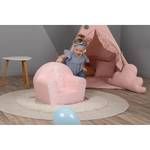 Fauteuil enfant Fairy Tissu - Rose