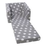 Canapé enfant White Stars Tissu - Gris / Blanc