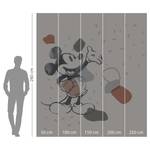 Papier peint Mickey Organic Shapes Multicolore - Autres - 250 x 280 x 0.1 cm