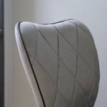 Chaises Triangel - Lot de 2 Microfibre / Fer - Gris / Noir