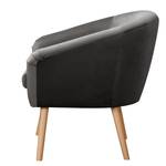 Fauteuil Ida I Velours Ravi: Gris