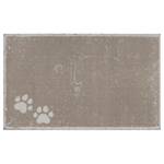 Waschbare Hundematte Paws Polyamide - Creme / Beige - 50 x 80 cm