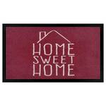 Paillasson Home Sweet Home Polyamide - Rouge Bordeaux