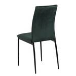 Chaises capitonnées Domenica III (4) Vert olive foncé