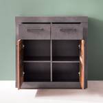 Buffet Indy I Imitation bois recyclé / Anthracite