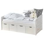 Sofabett Mini Micki mit 4er Schubkästen - Weiß - 4