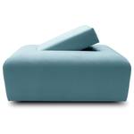 Hocker Miu Magic Geweven stof Concha: Jeansblauw