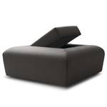 Hocker Miu Magic Velours Sadia: Donkergrijs