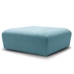 Hocker Miu Magic mit Rückenlehne L Webstoff Concha: Jeansblau