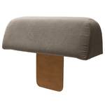 Hocker Miu Magic mit Rückenlehne L Webstoff Concha: Braun