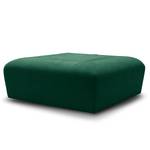 Hocker Miu Magic met rugleuning L Geweven stof Concha: Smaragdgroen