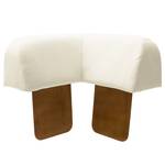 Pouf Miu Magic con schienale angolare Tessuto Concha: bianco