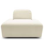 Pouf Miu Magic con schienale S Tessuto Concha: bianco