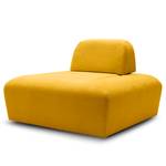 Pouf Miu Magic con schienale S Tessuto Concha: giallo mais