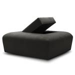 Repose-pieds Miu Magic avec dossier S Tissu Concha: Anthracite