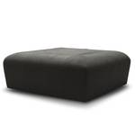 Hocker Miu Magic met rugleuning S Geweven stof Concha: Antracietkleurig