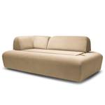 Bank Miu Magic met hoek-rugleuning Velours Sadia: Beige