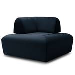 Pouf Miu Magic con schienale angolare Velluto Sadia: blu scuro