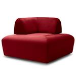 Pouf Miu Magic con schienale angolare Rosso