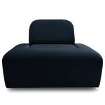 Hocker Miu Magic met rugleuning S Velours Sadia: Donkerblauw