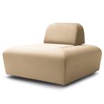 Pouf Miu Magic con schienale S Velluto Sadia: beige