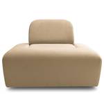 Hocker Miu Magic met rugleuning S Velours Sadia: Beige