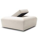 Hocker Miu Magic met rugleuning S Velours Sadia: Wit