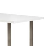 Table Megana Blanc - Largeur : 160 cm - Acier inoxydable