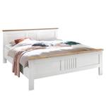 Houten bed Morgenland witte pijnboomhouten look/Artisan eikenhouten look - 180 x 200cm