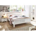 Houten bed Morgenland witte pijnboomhouten look/Artisan eikenhouten look - 180 x 200cm