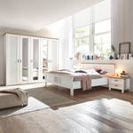 Houten bed Morgenland witte pijnboomhouten look/Artisan eikenhouten look - 180 x 200cm