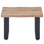 Salontafel Grand Prix acaciahouten look/zwart - Breedte: 60 cm