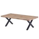 Salontafel Grand Prix acaciahouten look/zwart - Breedte: 120 cm