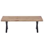 Salontafel Grand Prix acaciahouten look/zwart - Breedte: 120 cm