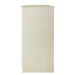 Commode Splendid Night Blanc brillant / Imitation chêne Sonoma