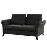 Sofa Wintertime (2-Sitzer) Webstoff Palila: Schwarz