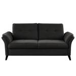 Sofa Wintertime (3-Sitzer) Webstoff Palila: Schwarz