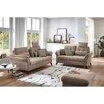 Sofa Wintertime (3-Sitzer) Webstoff Palila: Nougat