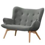 2-Sitzer Sofa BRAZIL Samt Vaia: Grau