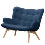 2-Sitzer Sofa BRAZIL Webstoff Ondria: Dunkelblau