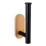 WC-Rollenhalter Orea Bamboo II Edelstahl / Bambus - Schwarz / Natur