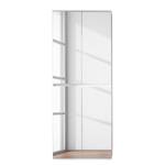 Garderobekast Mirror wit - Breedte: 74 cm