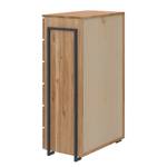 Ladekast Vedano II Bruin - Massief hout - 70 x 122 x 42 cm