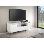 Tv-meubel Ozora hoogglans wit/mat wit