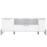 Meuble TV Ozora Blanc brillant / Blanc mat