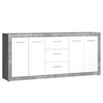 Dressoir Solidus Par wit/betonnen look