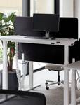 Panneau DESK PANEL Noir - Largeur : 120 cm