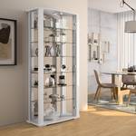 Vitrine Nysa II Avec éclairage inclus - Blanc brillant