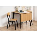 Table pliante Rigby Extensible - Chêne sauvage / Noir