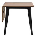 Table pliante Rigby Extensible - Chêne sauvage / Noir